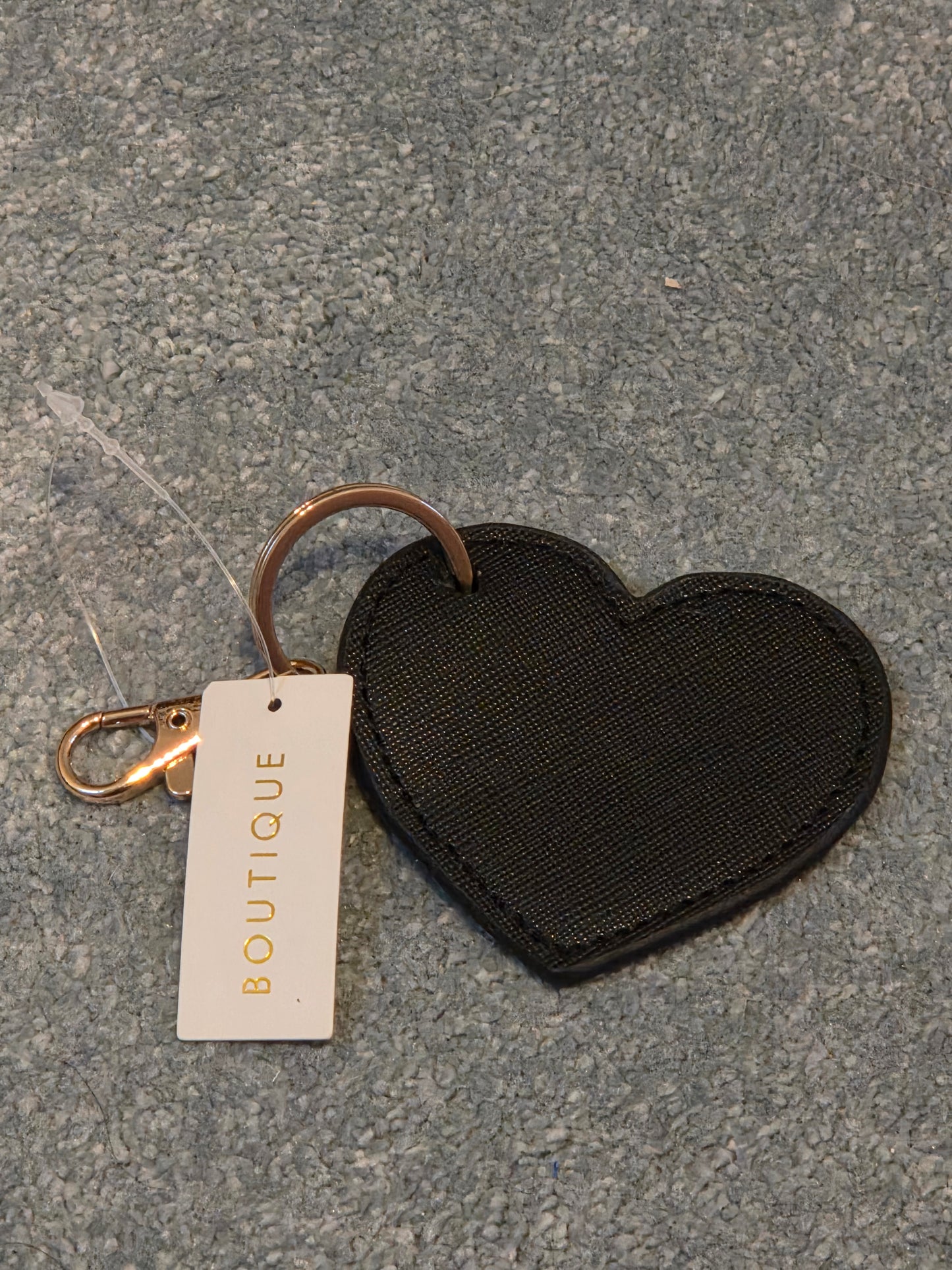 Boutique heart shaped keyring