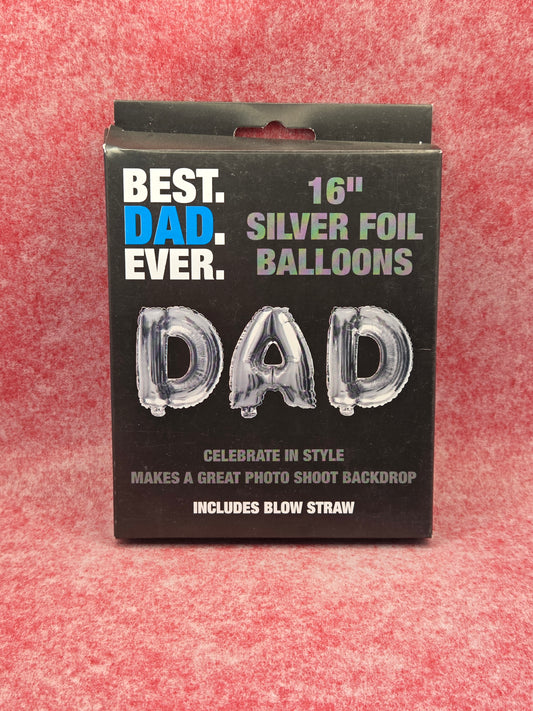 DAD shaped foil balloon