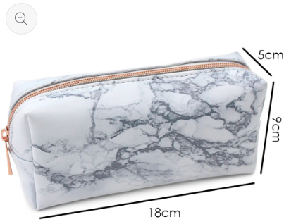 Personalised Marble effect pencil case