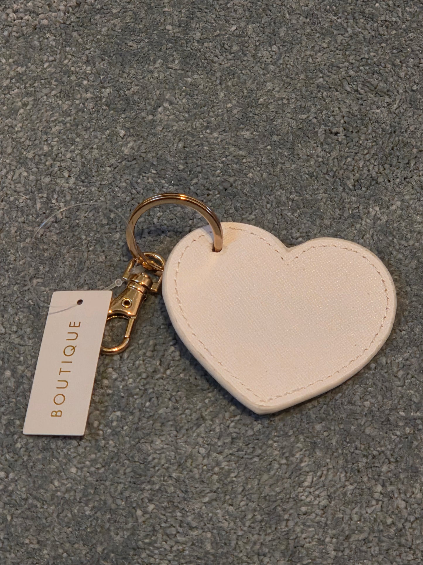 Boutique heart shaped keyring