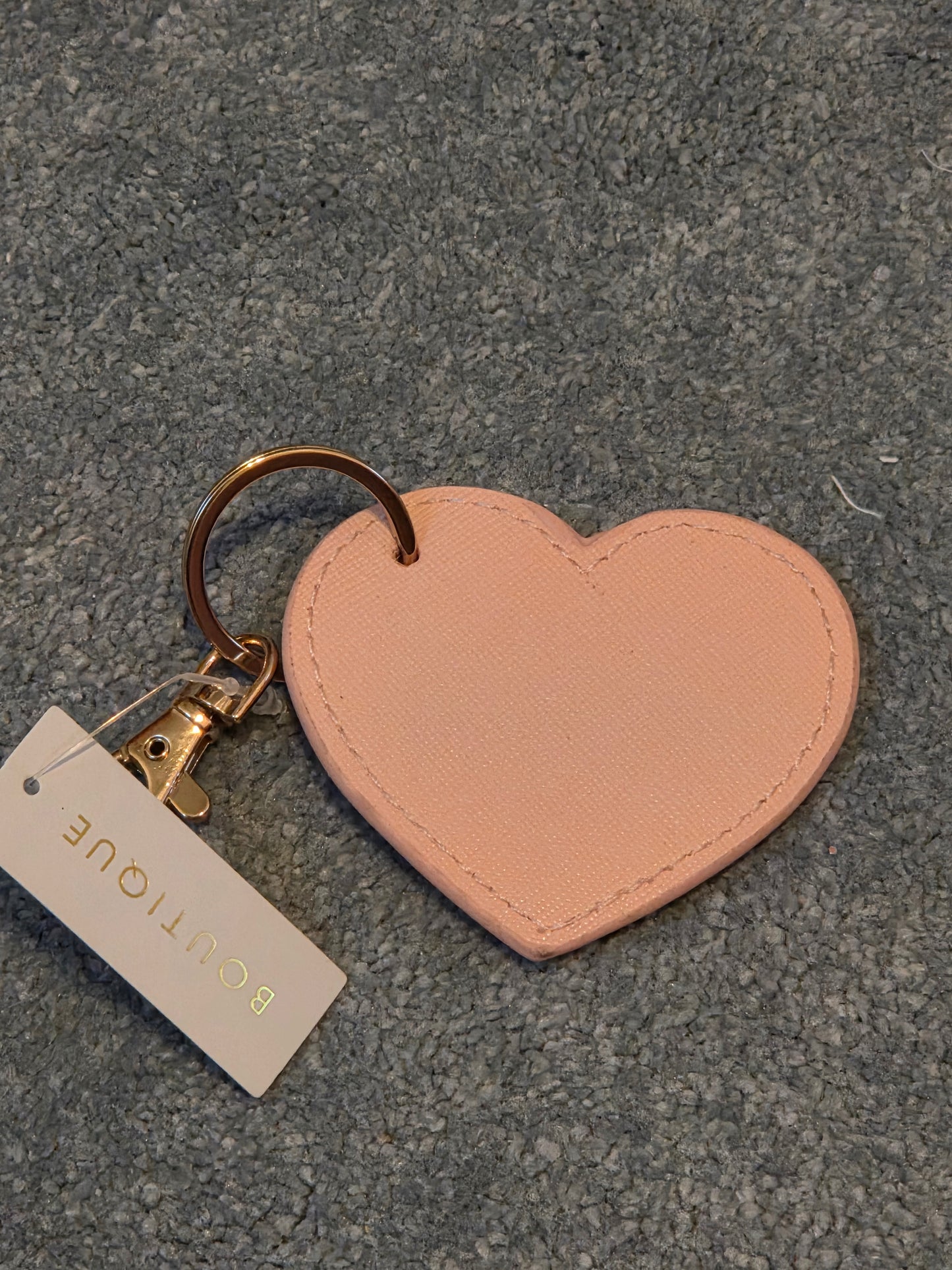 Boutique heart shaped keyring