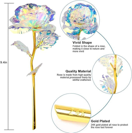 Forever galaxy artificial rose with gift box